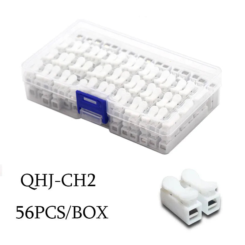 Mini Wire Electrical Connector Boxed 222 LED Strip Lighting Quick Connectors Universal Compact Conductor Push-in Terminal Blocks